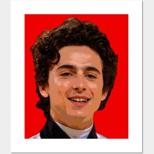 timothee chalamet Posters and Art